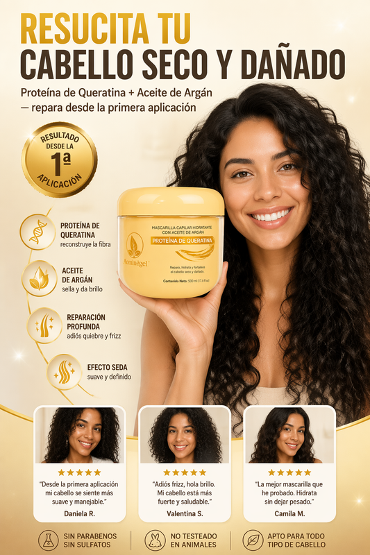 Proteína de Queratina Aominègel 500ml