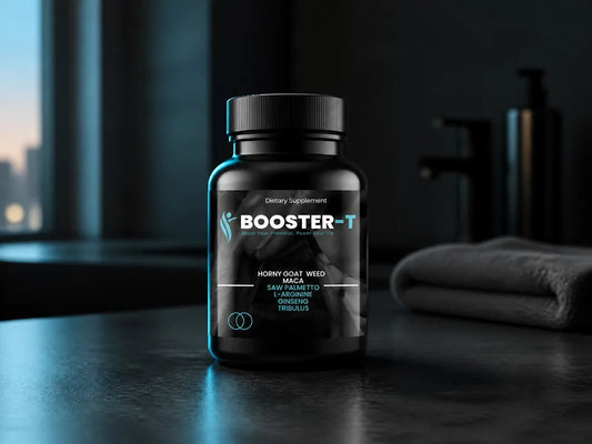 BOOSTER-T Activador Masculino 6 en 1, frasco de 60 capsulas