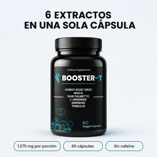 BOOSTER-T 60 cápsulas — 6 extractos en una sola cápsula